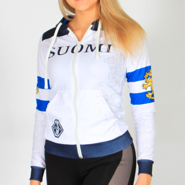 Tackla Suomi SBL FZ Hoodie Jacket Slim Fit Women